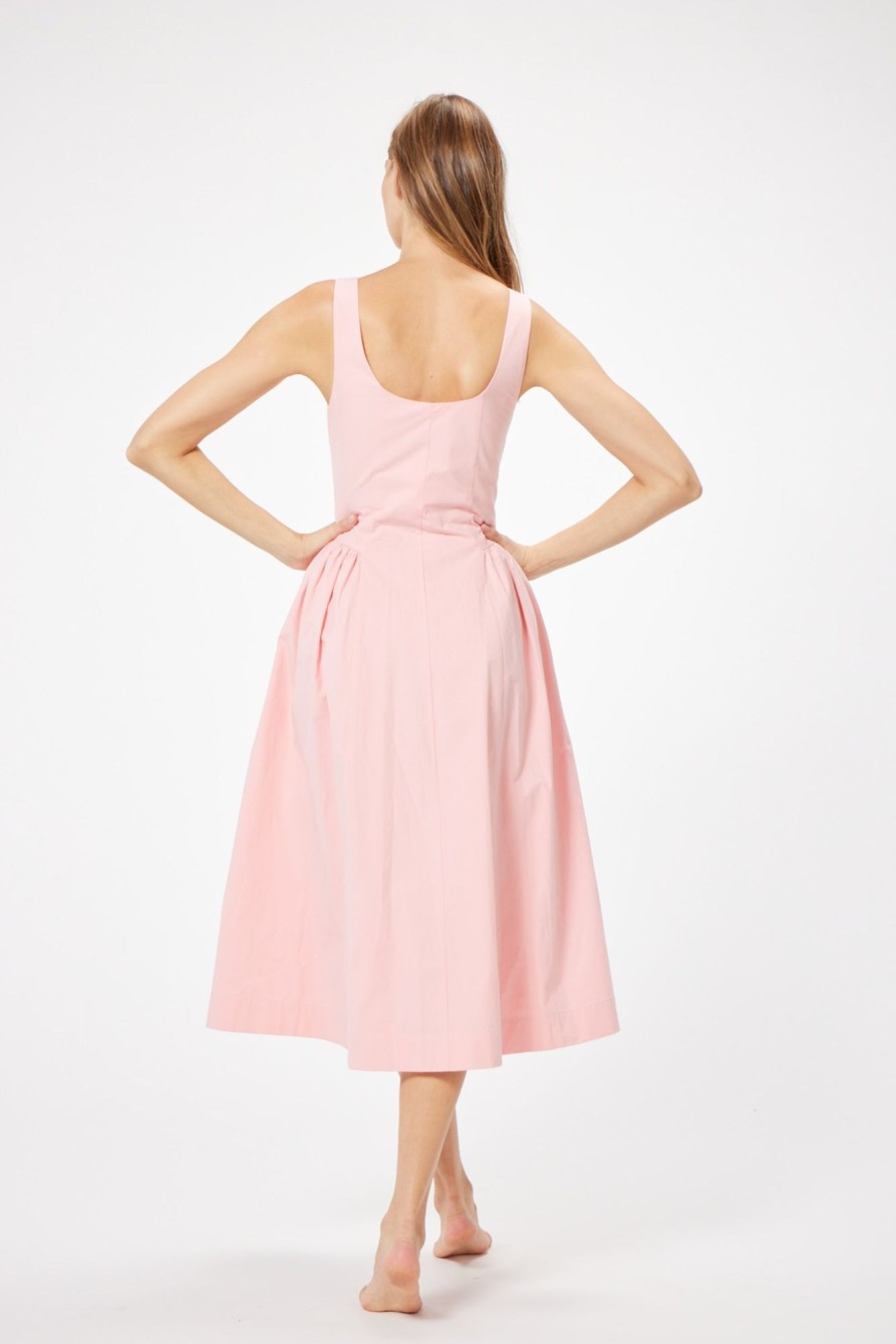 Dresses Sophie Rue | Lottie Button Dress In Pink