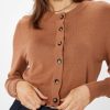 Knitwear Sophie Rue | Lenny Cardigan In Cinnamon