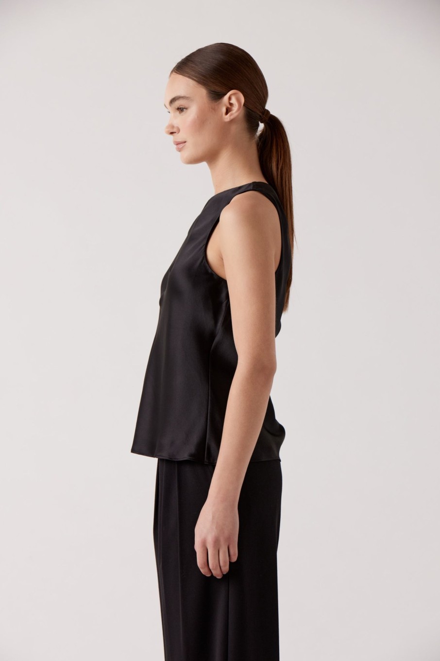 Tops Sophie Rue | Morgan Satin Tank