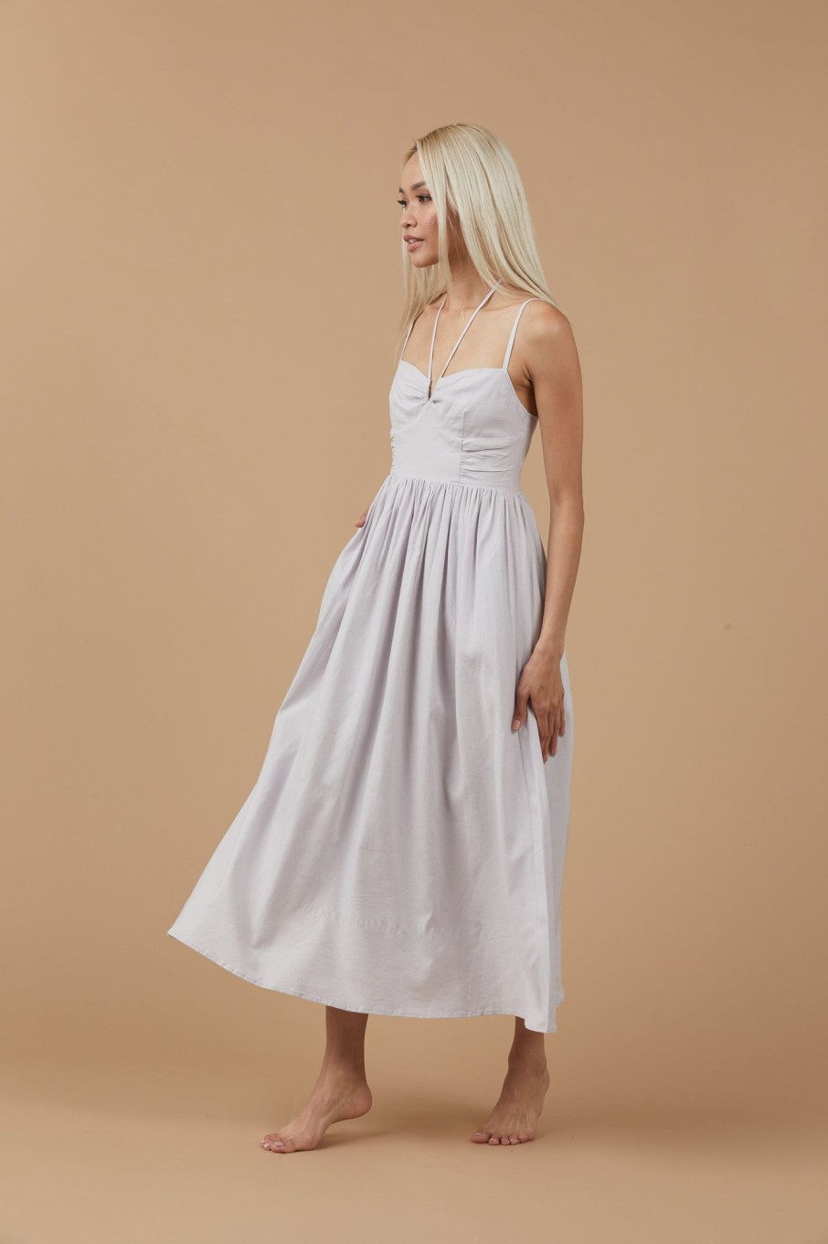 Dresses Sophie Rue | Finn Tie Dress In Lavender