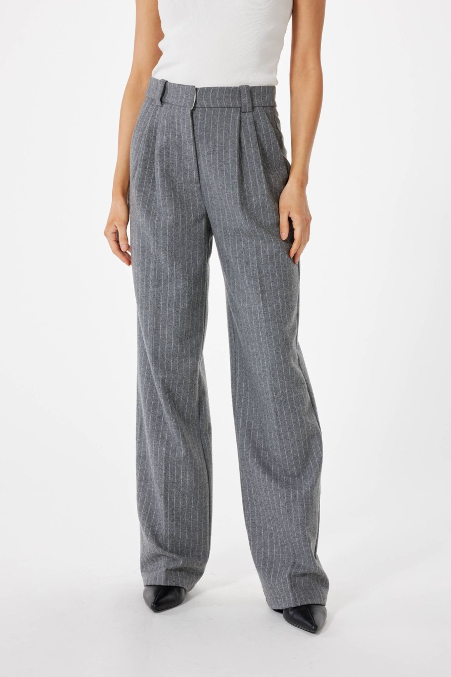 Bottoms Sophie Rue | Roen Pant In Heather Grey