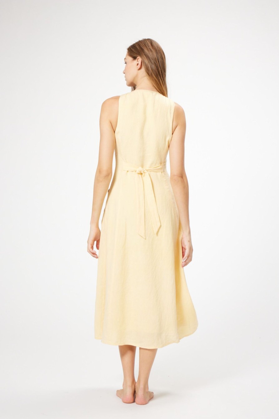 Dresses Sophie Rue | Loures Pocket Dress In Yellow