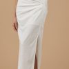 Bottoms Sophie Rue | Carly Knotted Midi Skirt In White