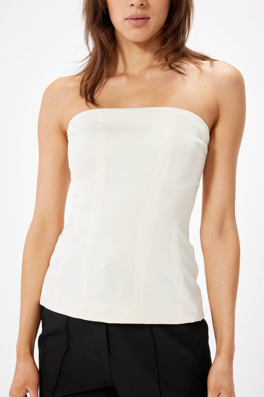 Tops Sophie Rue | Ro Strapless Top In Creme