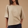 Tops Sophie Rue | Easy Tee In Khaki