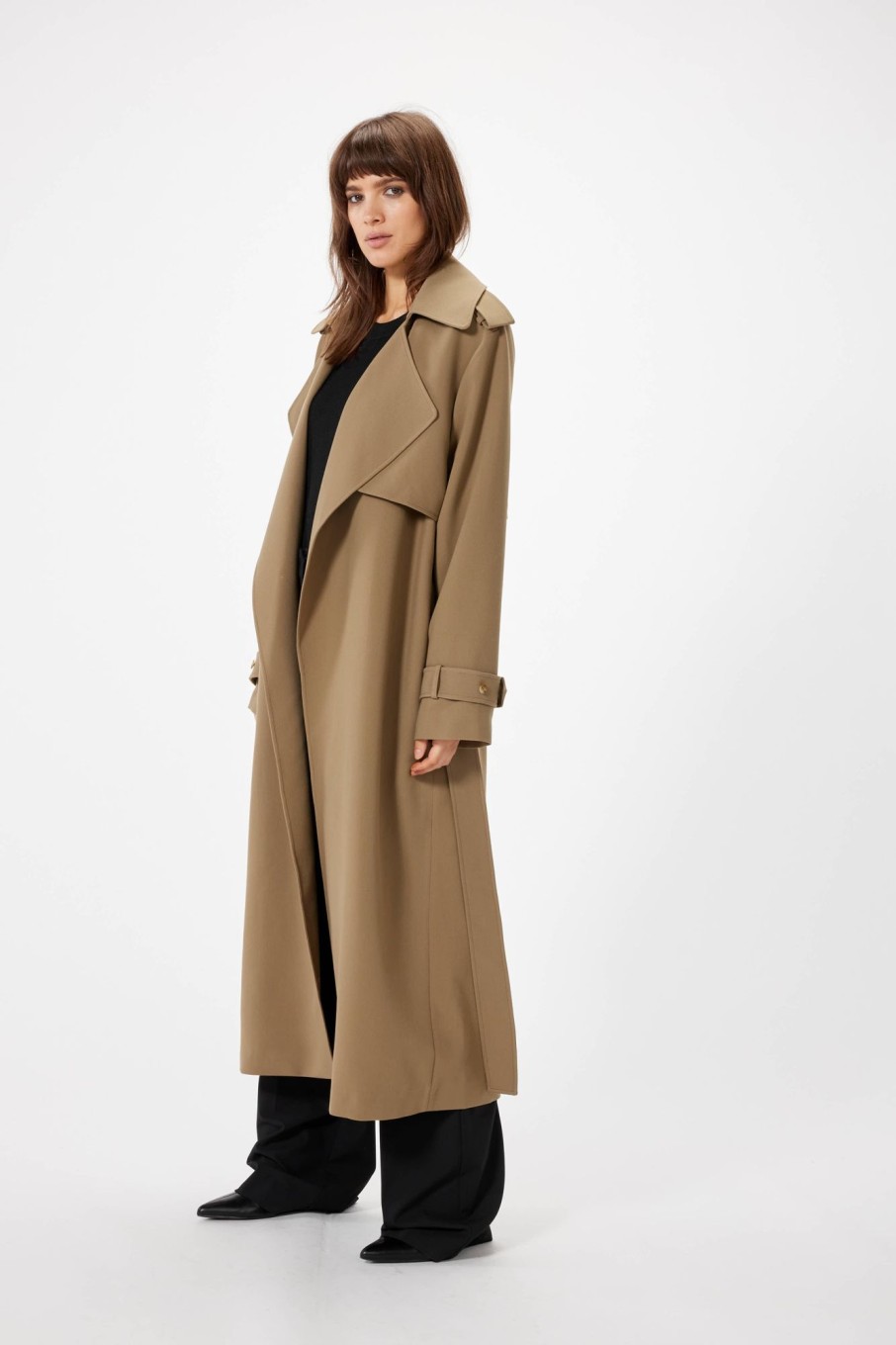 Outerwear Sophie Rue | Mille Trench Coat In Olive