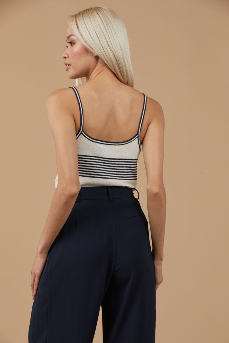 Tops Sophie Rue | Le Cami Tank In Navy