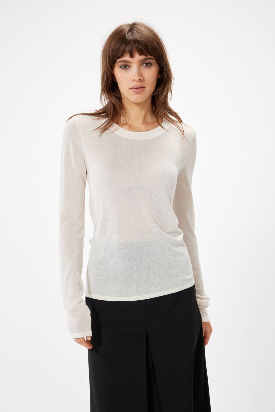 Tops Sophie Rue | Soho Crew Neck In Ivory