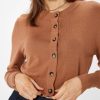 Tops Sophie Rue | Lenny Cardigan In Cinnamon