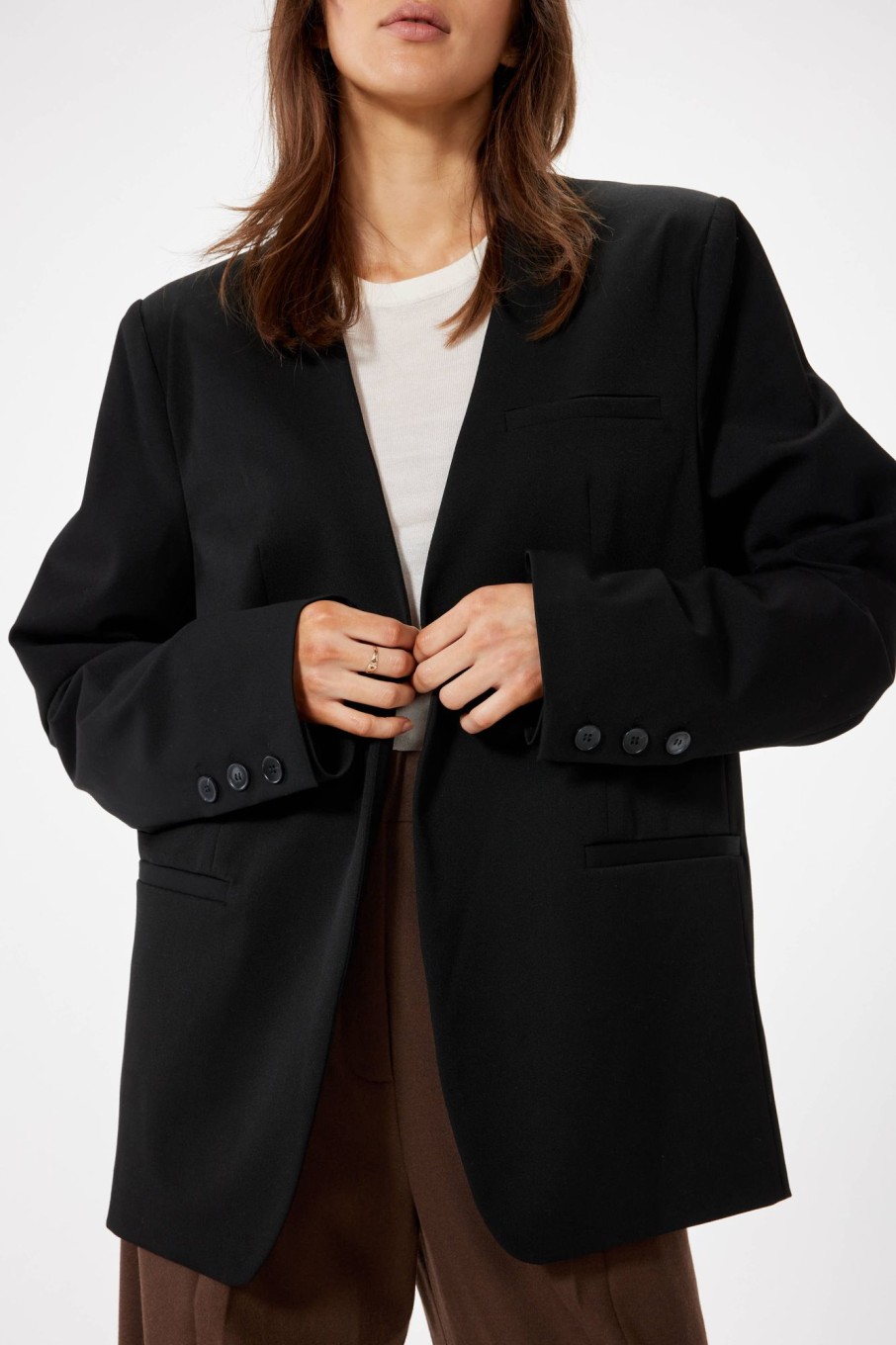 Outerwear Sophie Rue | Pauline Blazer In Black