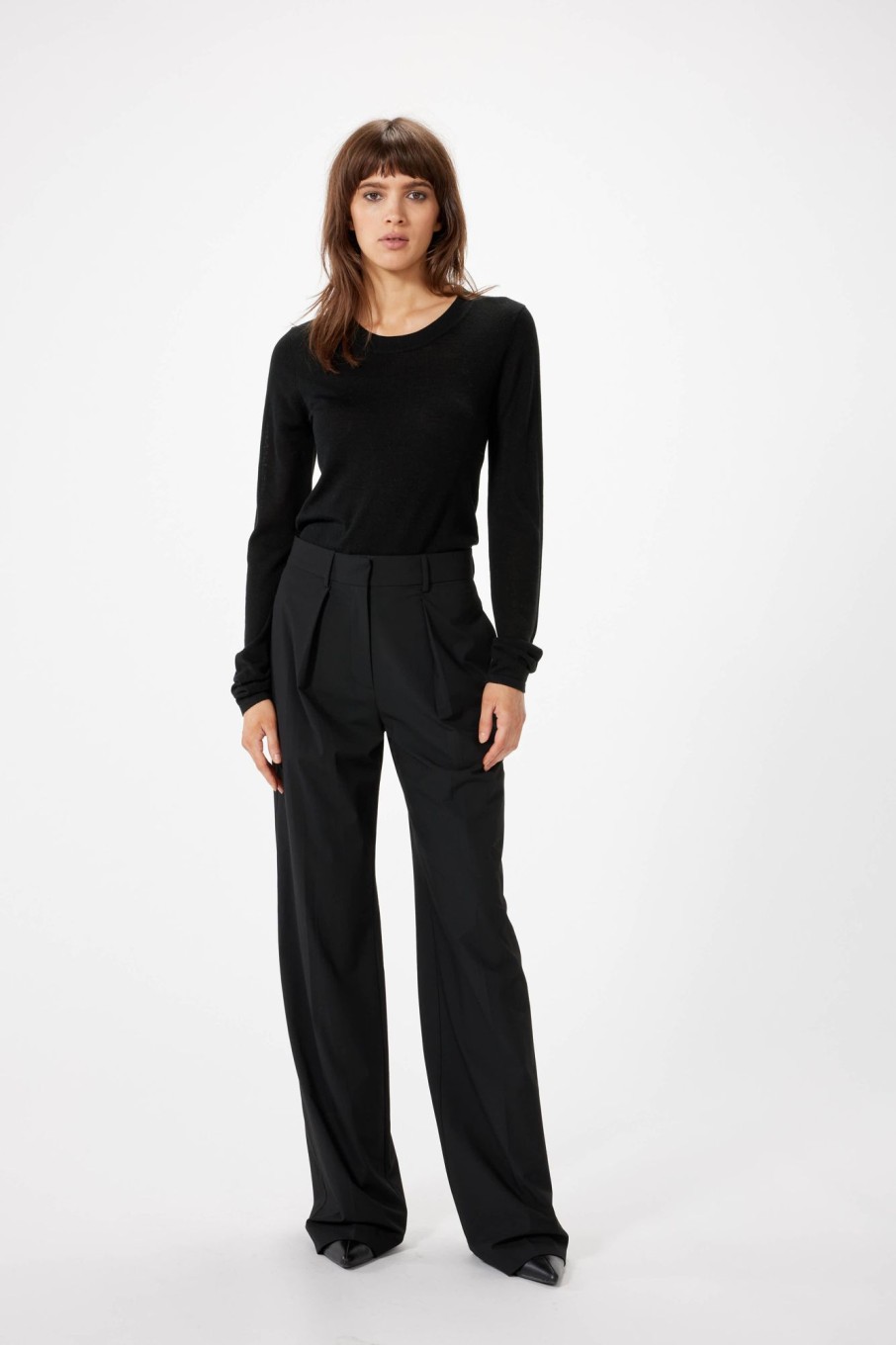 Bottoms Sophie Rue | Classic Trouser In Black