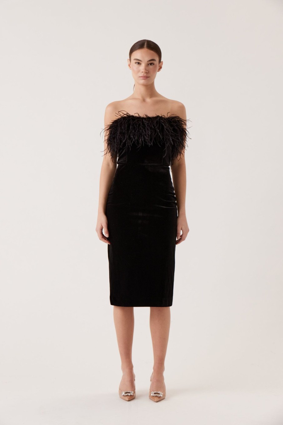 Dresses Sophie Rue | Shelby Feather Velvet Dress