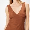 Tops Sophie Rue | Beja Sleeveless Top In Brown