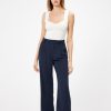 Bottoms Sophie Rue | Noelle Pleated Trouser In Navy