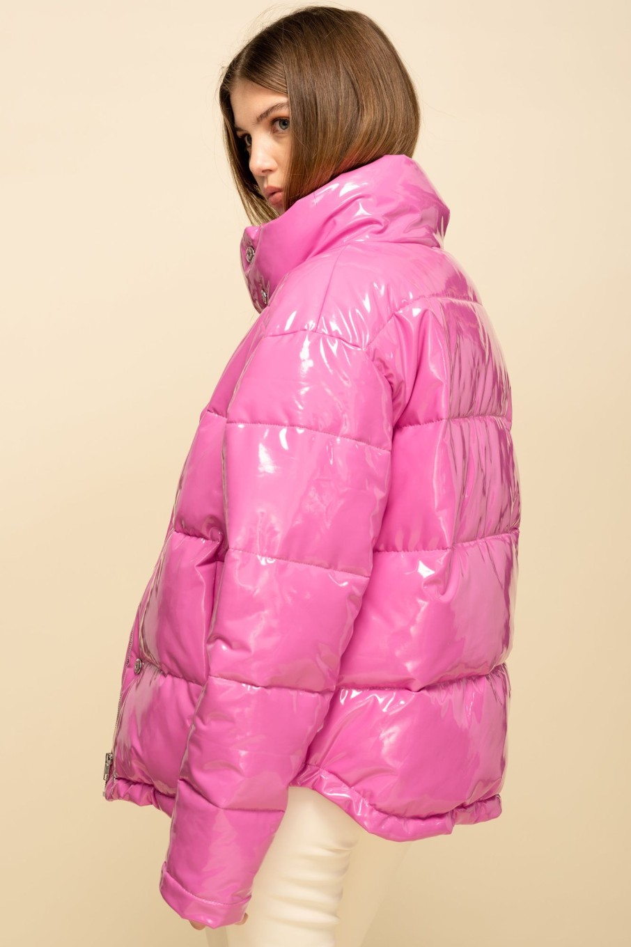 Outerwear Sophie Rue | Weekender Puffer Jacket In Pink H2O