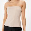 Tops Sophie Rue | Broome Strapless Top In Taupe