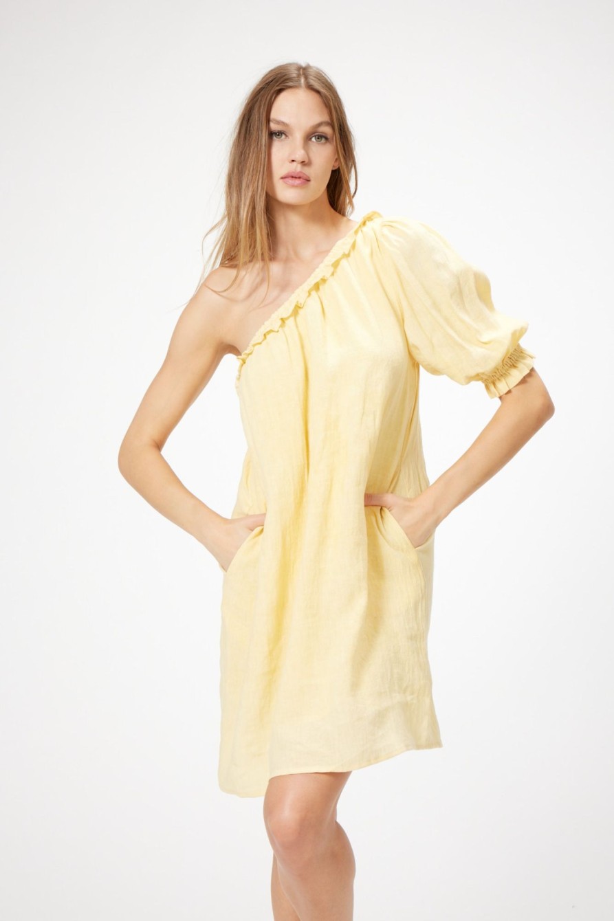 Dresses Sophie Rue | Beni Asymmetrical Dress In Yellow