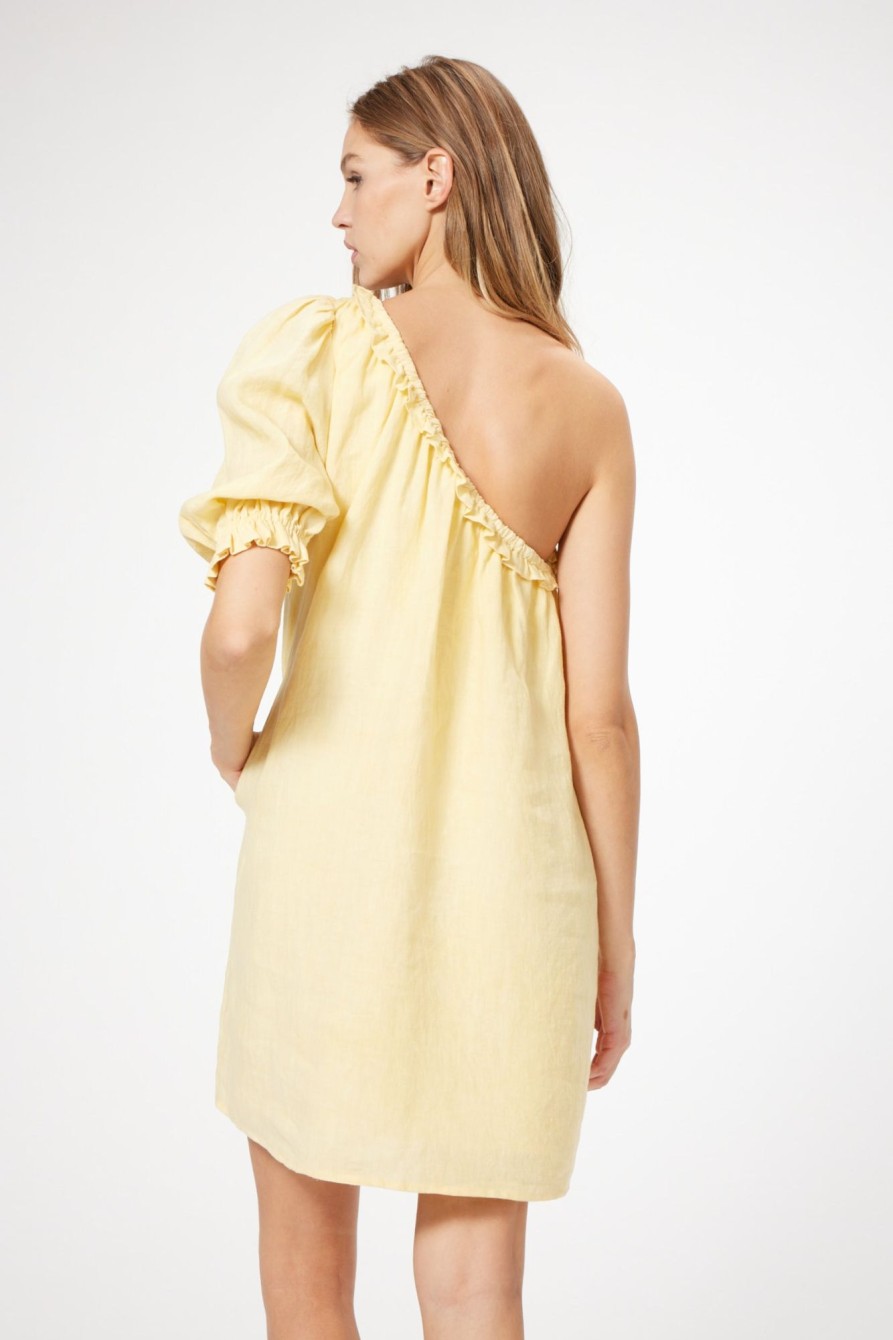 Dresses Sophie Rue | Beni Asymmetrical Dress In Yellow