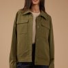 Outerwear Sophie Rue | Perfect Army Jacket In Vintage Green