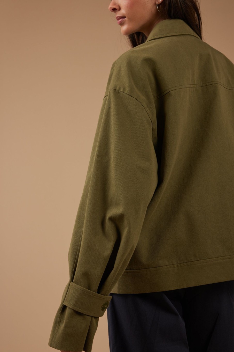 Outerwear Sophie Rue | Perfect Army Jacket In Vintage Green