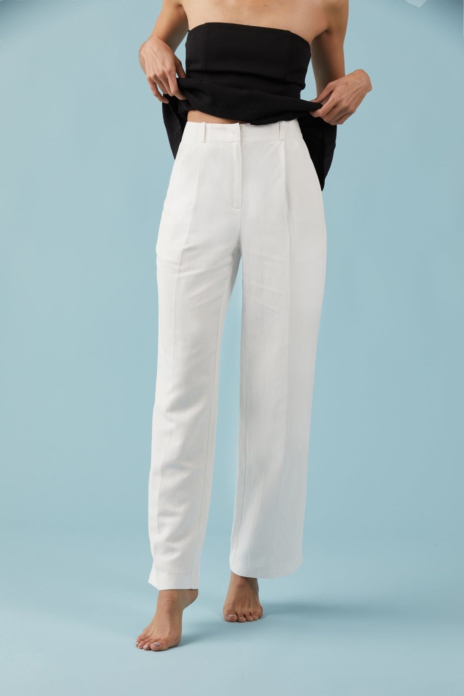 Bottoms Sophie Rue | Charlie Linen Trousers