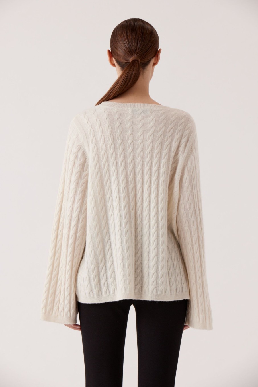 Knitwear Sophie Rue | Crewneck Cable Sweater