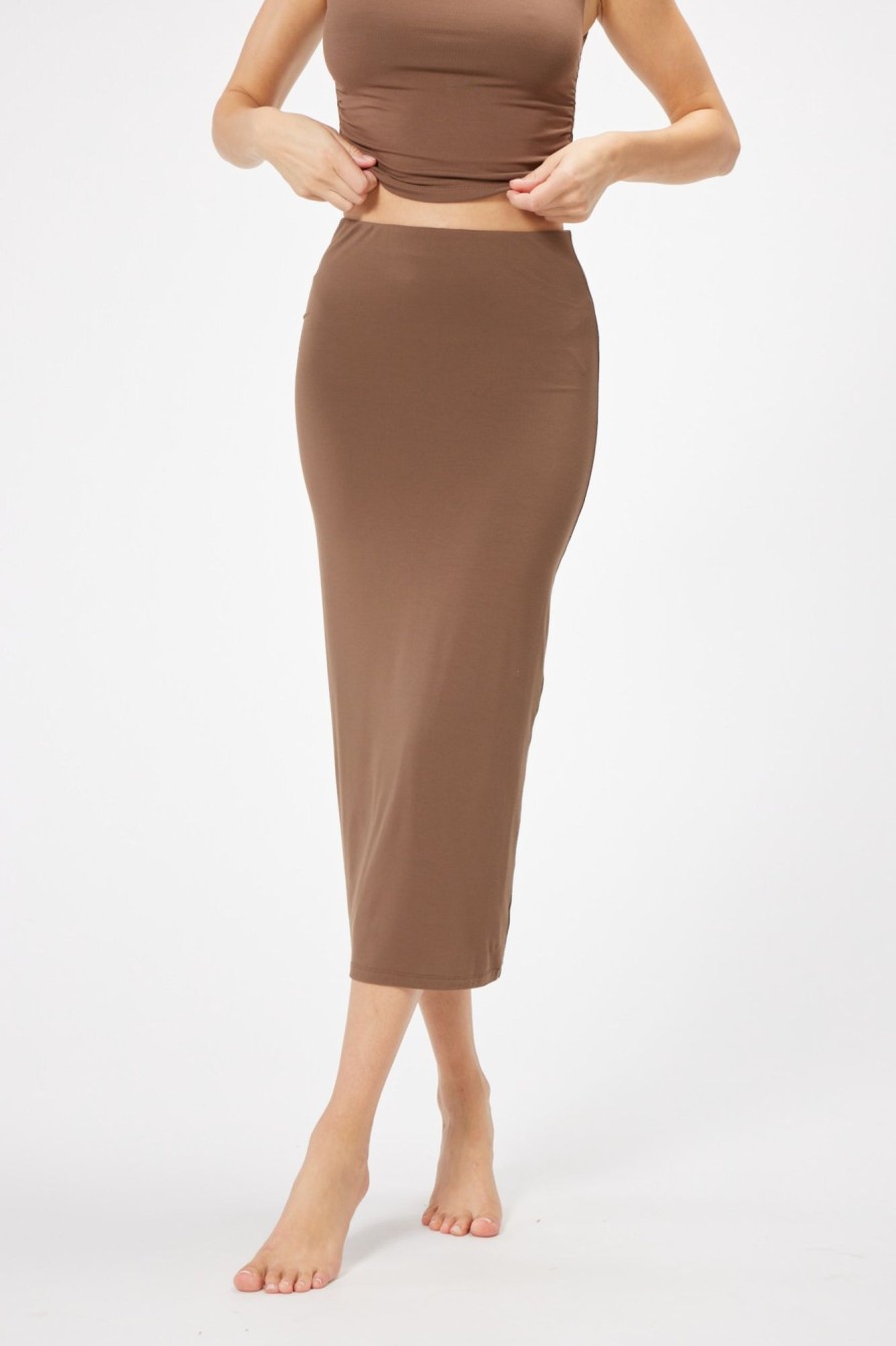 Bottoms Sophie Rue | Palma Skirt In Brown