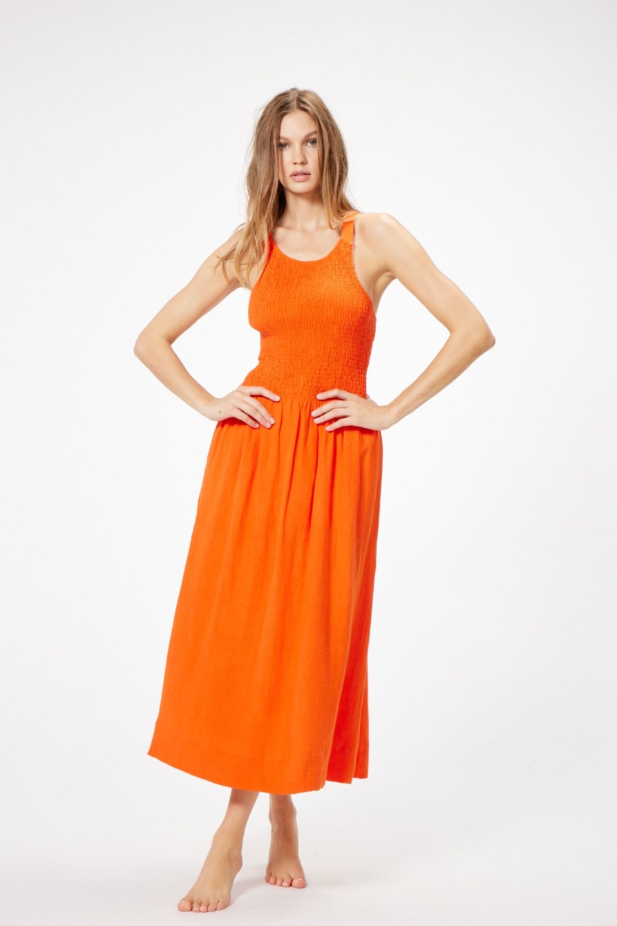 Dresses Sophie Rue | The Ryani Dress In Orange