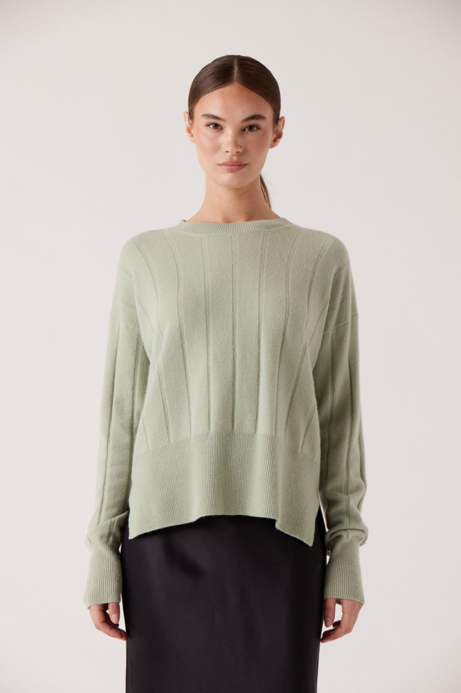 Knitwear Sophie Rue | Crewneck Ribbed Sweater