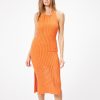 Dresses Sophie Rue | Crochet Halter Dress In Orange