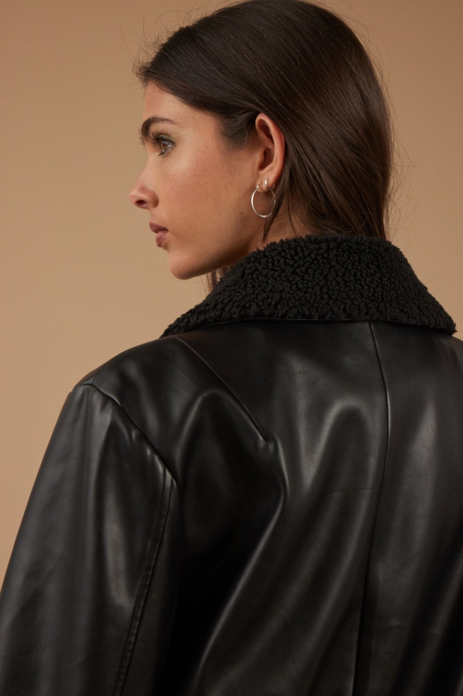 Outerwear Sophie Rue | Aviator Jacket In Black