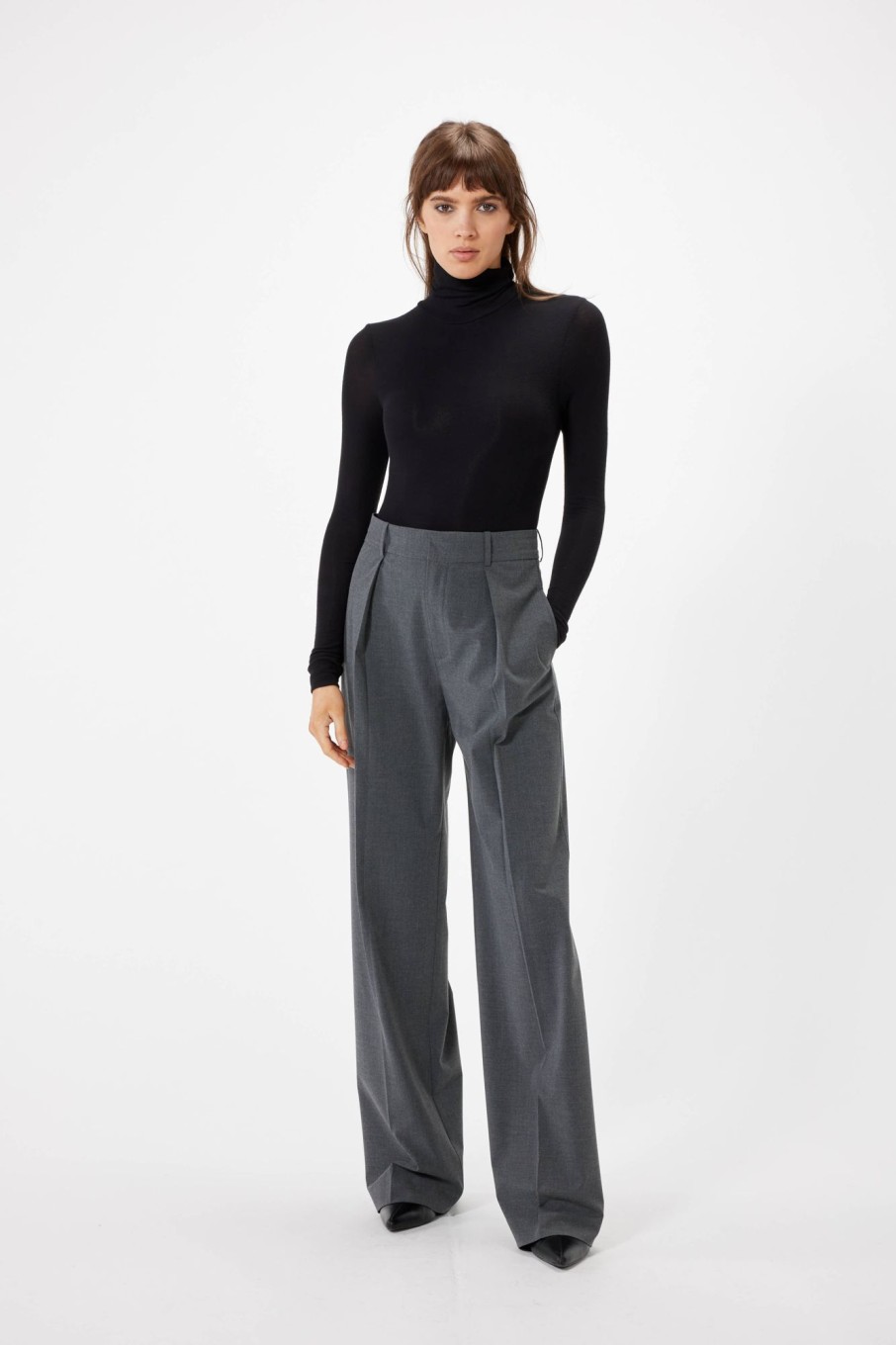 Bottoms Sophie Rue | Classic Trouser In Grey