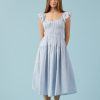 Dresses Sophie Rue | Louise Flutter Sleeve Dress