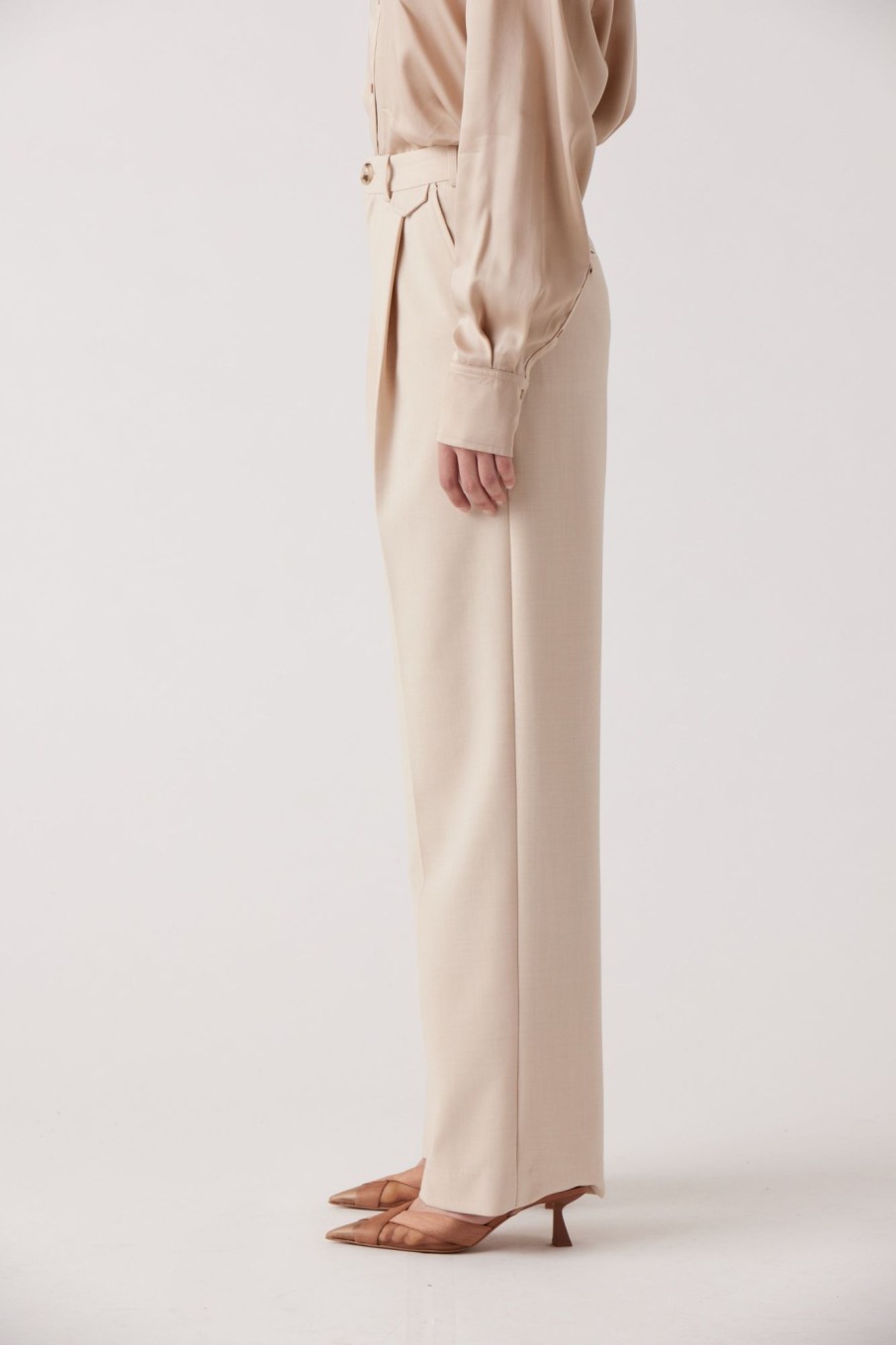 Bottoms Sophie Rue | Rory Pleated Trouser