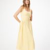 Dresses Sophie Rue | Lottie Button Dress In Yellow