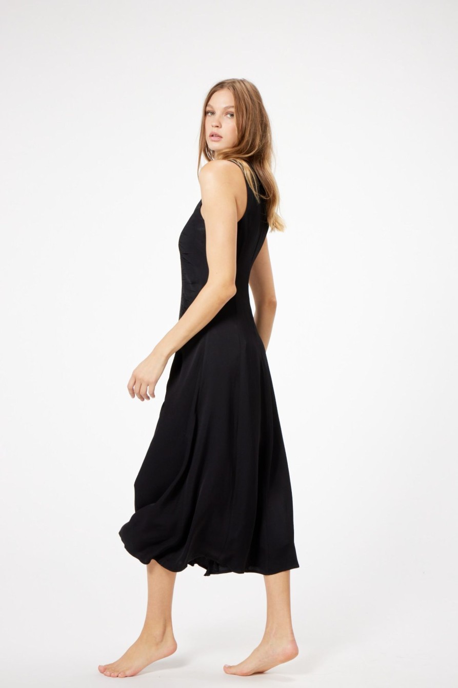 Dresses Sophie Rue | Alicia Ruched Dress In Black