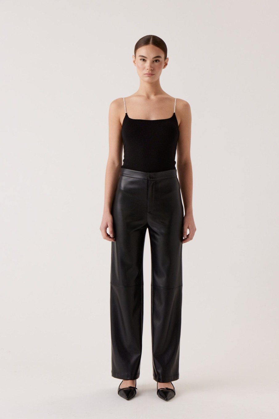 Bottoms Sophie Rue | Daria Faux Leather Pants