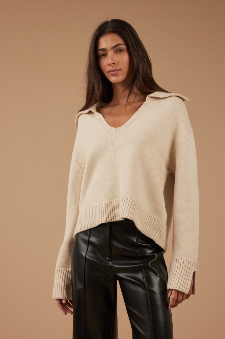 Knitwear Sophie Rue | Danni Sweater In Cream