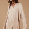 Tops Sophie Rue | Ames Easy Shirt In Ivory